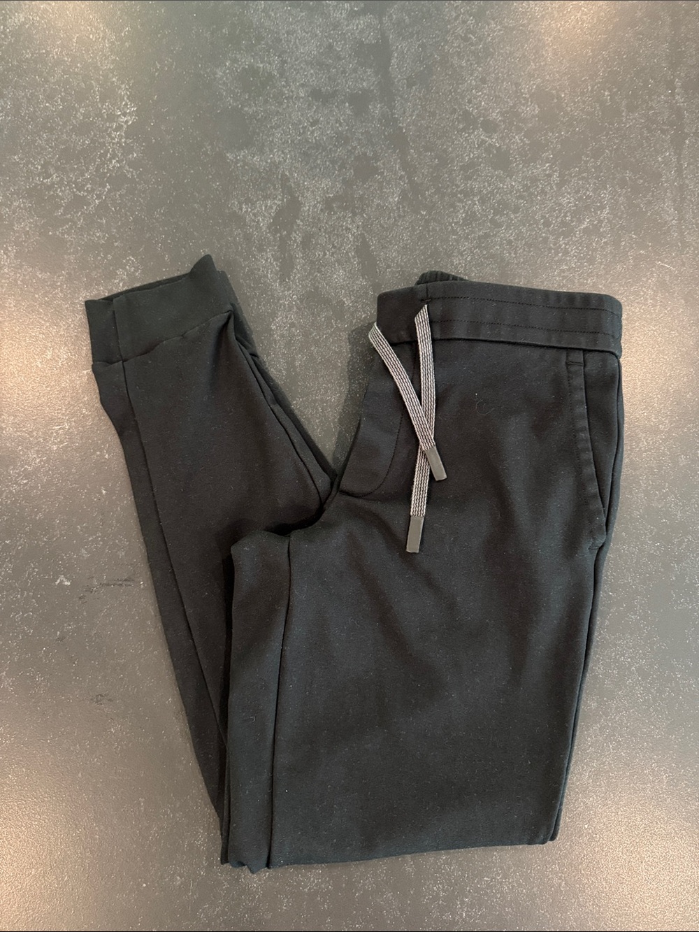 Bonobos Black Slim Jogger Pants with Drawstring